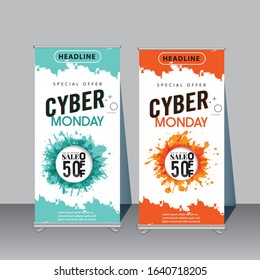 Set of modern abstract vector banners. eps 10