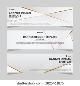 Conjunto de diseño de banners vectoriales abstractos modernos. Plantilla lista para ser utilizada en diseño web o de impresión.