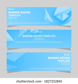 Set of modern abstract vector banners design. Template ready for use in web or print design.