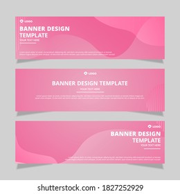 Conjunto de diseño de banners vectoriales abstractos modernos. Plantilla lista para ser utilizada en diseño web o de impresión.