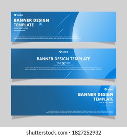Set of modern abstract vector banners design. Template ready for use in web or print design.