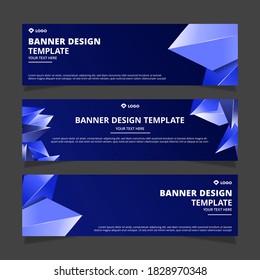 Set of modern abstract vector banners design. Template ready for use in web or print design.