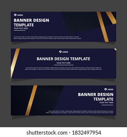 Set of modern abstract vector banners design. Template ready for use in web or print design.