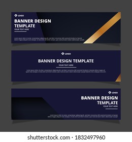 Conjunto de diseño de banners vectoriales abstractos modernos. Plantilla lista para ser utilizada en diseño web o de impresión.