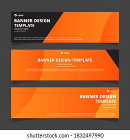 Conjunto de diseño de banners vectoriales abstractos modernos. Plantilla lista para su uso en diseño web o de impresión.