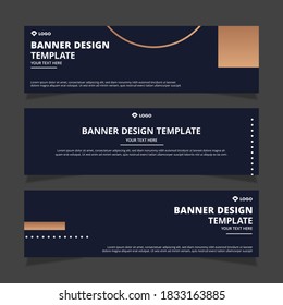 Set of modern abstract vector banners design. Template ready for use in web or print design.