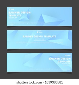 Conjunto de diseño de banners vectoriales abstractos modernos. Plantilla lista para su uso en diseño web o de impresión.