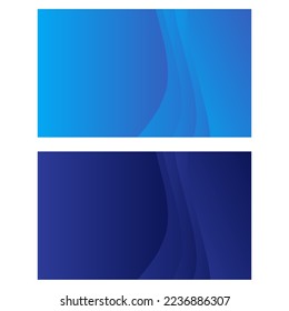 Set of Modern abstract wavy background for presentations, banners, posters, etc