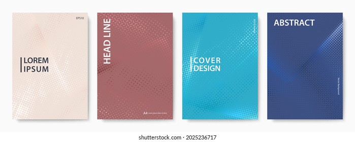 Set of Modern Backgrounds. Colorful Foil Texture. Vector Cover Design Templates.