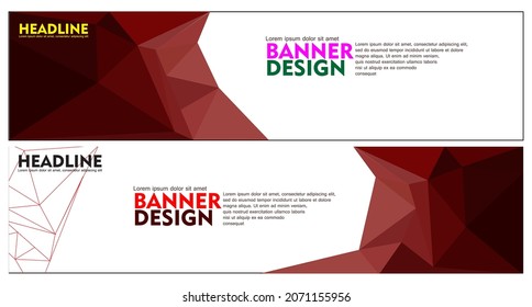 conjunto de plantillas de fondo de banner modernas para volante, afiche, diseño de impresión, publicidad y otros procesos de impresión. vector de pasos