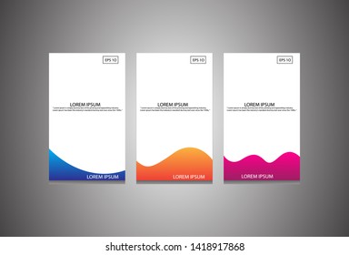 Set of modern banner design. Abstract modern banner template for web