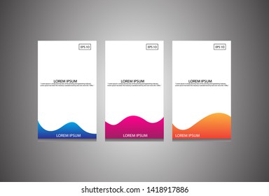 Set of modern banner design. Abstract modern banner template for web