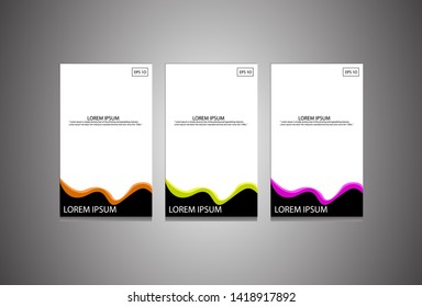 Set of modern banner design. Abstract modern banner template for web