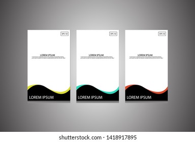 Set of modern banner design. Abstract modern banner template for web