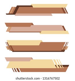 Set Modern Banner of Lower third