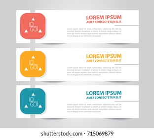 Set of modern banner template Design. Colorful business banner template. Horizontal advertising banner.