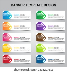 Set Of Modern Banners Background. Creative Header Templates - Vector