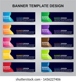 Set Of Modern Banners Background. Creative Header Templates - Vector