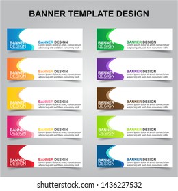 Set Of Modern Banners Background. Creative Header Templates - Vector
