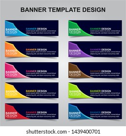 Set of Modern Banners Background. Creative Header Templates - Vector