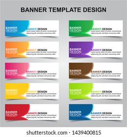Set of Modern Banners Background. Creative Header Templates - Vector