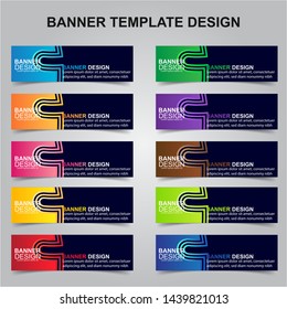 Set of Modern Banners Background. Creative Header Templates - Vector