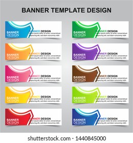Set of Modern Banners Background. Creative Header Templates - Vector