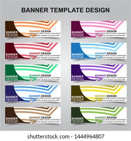 Set of Modern Banners Background. Creative Header Templates - Vector