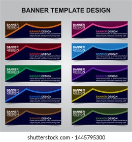 Set of Modern Banners Background. Creative Header Templates - Vector