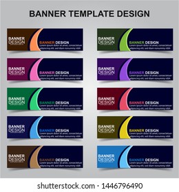 Set of Modern Banners Background. Creative Header Templates - Vector