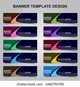 Set of Modern Banners Background. Creative Header Templates - Vector