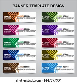 Set of Modern Banners Background. Creative Header Templates - Vector