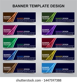 Set of Modern Banners Background. Creative Header Templates - Vector