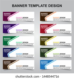Set of Modern Banners Background. Creative Header Templates - Vector
