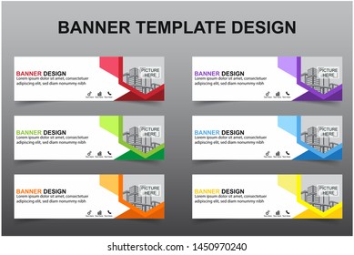 Set of Modern Banners Background. Creative Header Templates - Vector