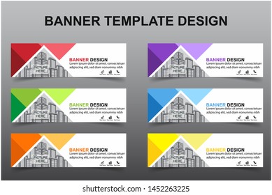 Set of Modern Banners Background. Creative Header Templates - Vector