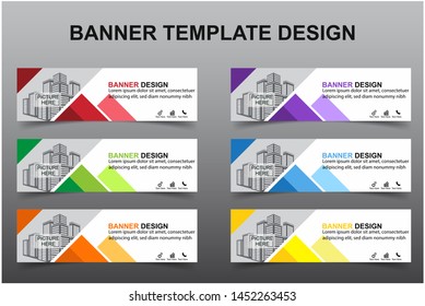 Set of Modern Banners Background. Creative Header Templates - Vector