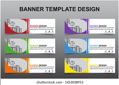 Set of Modern Banners Background. Creative Header Templates - Vector