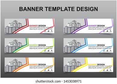 Set of Modern Banners Background. Creative Header Templates - Vector