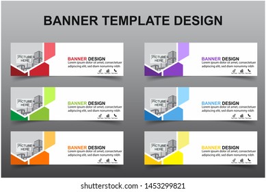 Set of Modern Banners Background. Creative Header Templates - Vector
