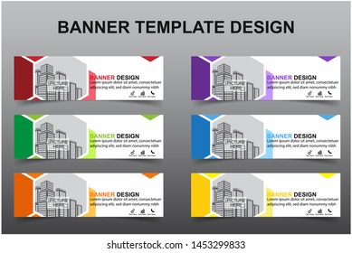 Set of Modern Banners Background. Creative Header Templates - Vector