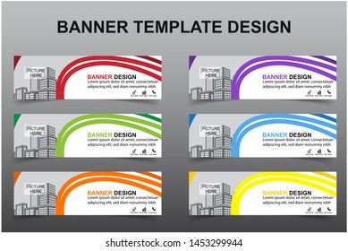 Set of Modern Banners Background. Creative Header Templates - Vector