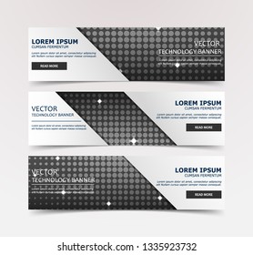 Set of Modern Banners. Vector Modern Design of Abstract Backgrounds.
