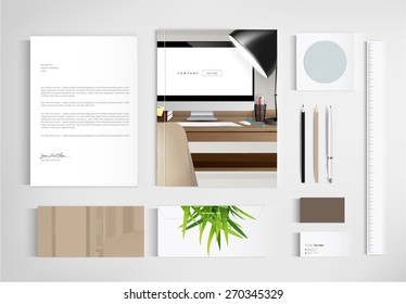 set modern book vector concept. Business graphics brochures design Templates.vector