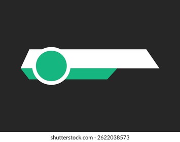 set of an Modern Broadcast Lower Third