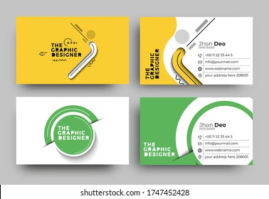 Set of Modern Business Card - Creative and Clean Business Card Template.