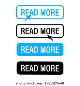 Set von modernen Buttons für Web-Site und i. Vektorsymbol.