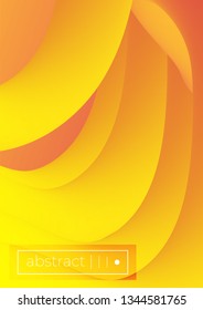 set of Modern colorful vector geometric leaflet  mock up. Futuristic cover promotion design.scientific molecule circle.Formula illustration. A4 vertical.Yellow, red, rose, peach,orange colors