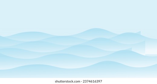 Presenta un diseño moderno de la cubierta. Patrón de línea abstracta azul. Diseño de colección vectorial de línea de cambio creativo