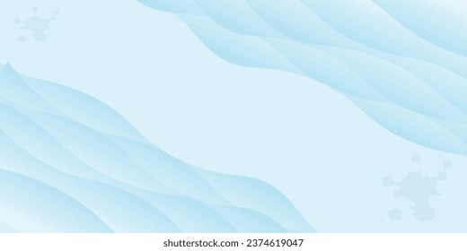 Set of modern cover designs. Blue abstract line pattern. Creative wavy lines vector collection layout